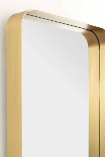 Alana Rectangular Mirror – Brass-view3