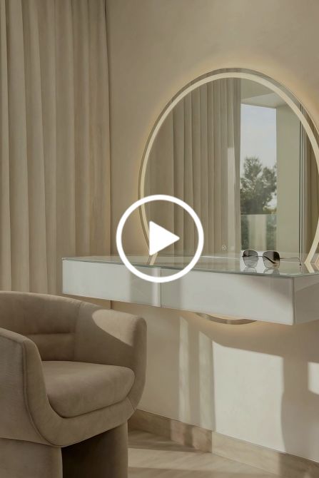 Alba Dressing Table With Illuminated Mirror -view3