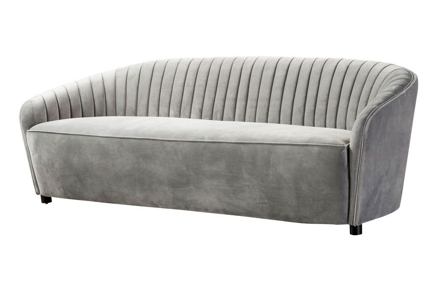 Alice Three Seat Sofa - Dove Grey - Image #0