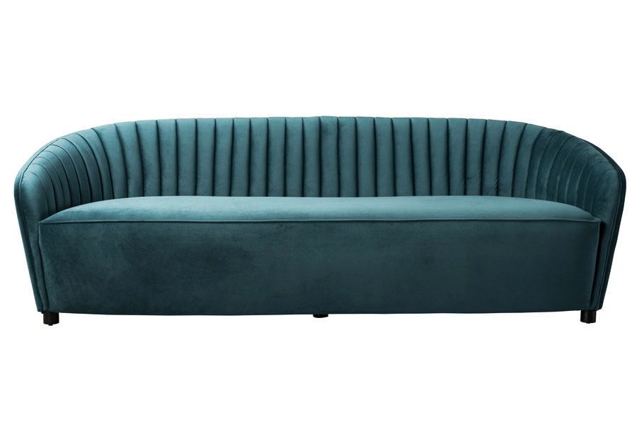 Alice 3-Sitzer Sofa - Pfauenblau - Bild #0
