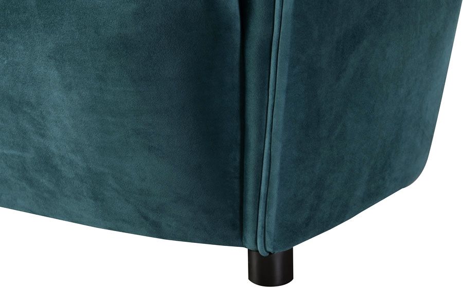 Alice 3-Sitzer Sofa - Pfauenblau-view3