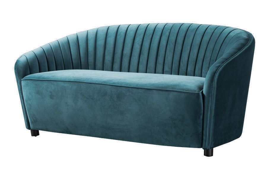 Alice 2-Sitzer Sofa - Pfauenblau - Bild #0