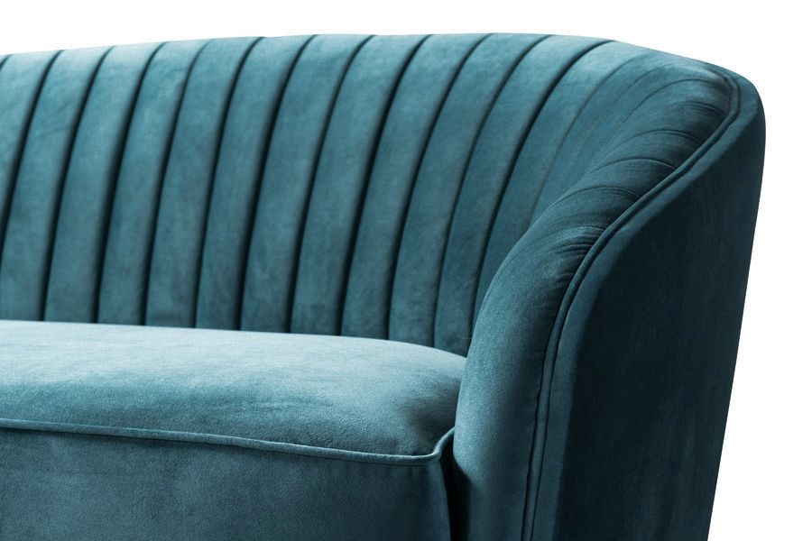 Alice 2-Sitzer Sofa - Pfauenblau - Bild #0