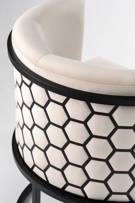 Alveare Silla de comedor Tiza - Negro -view7