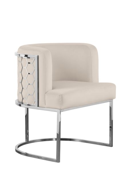 Alveare Dining chair Silver - Chalk - Image #0