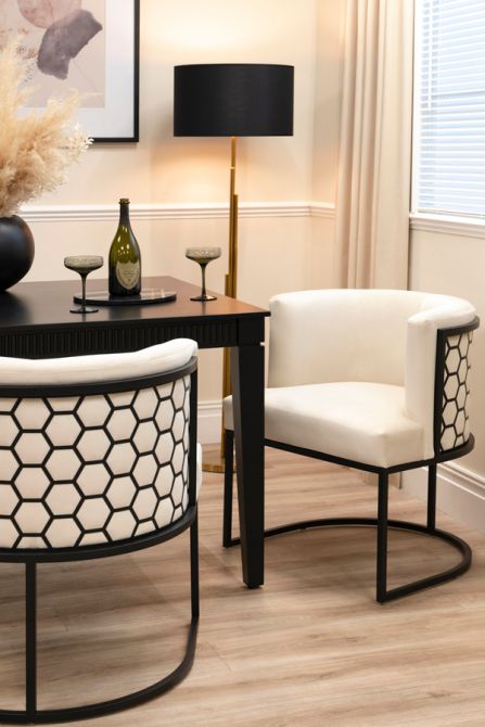 Alveare Silla de comedor Tiza - Negro -view2