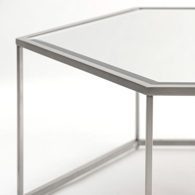 Alveare Table basse en argent-view3