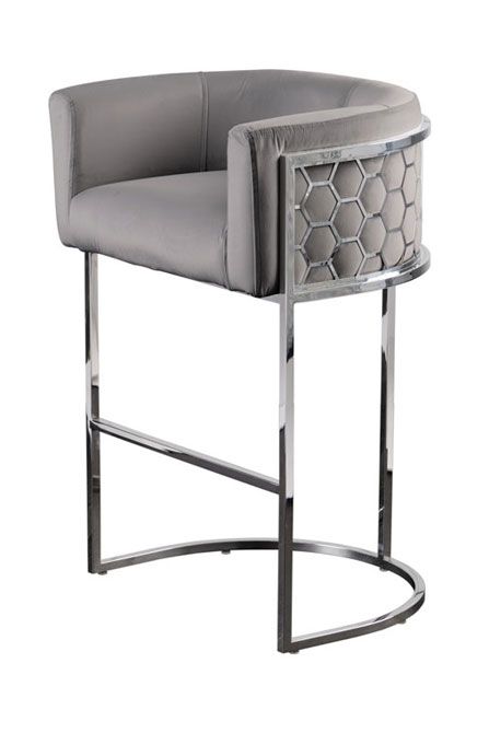 Alveare Counterstol Silver - Dove Grey-view3