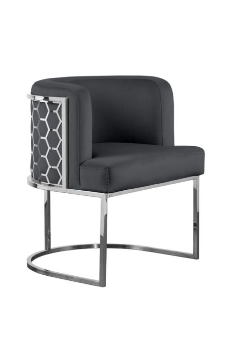 Alveare Matstol Silver - Smoke-view3