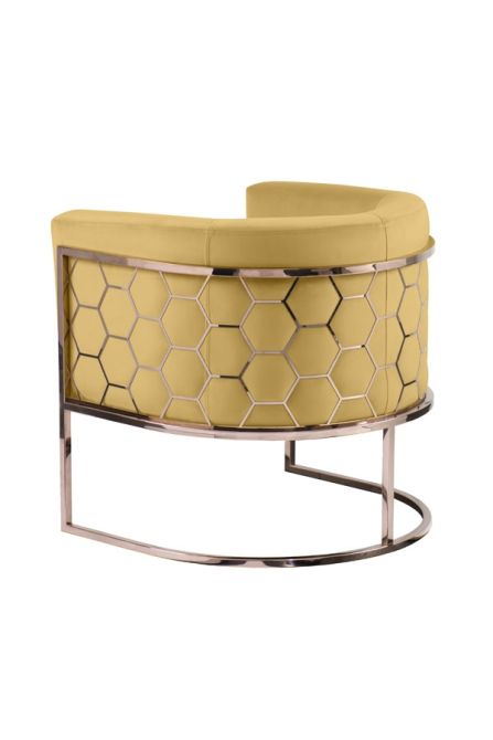 Alveare tub chair Copper - Ochre - Image #0