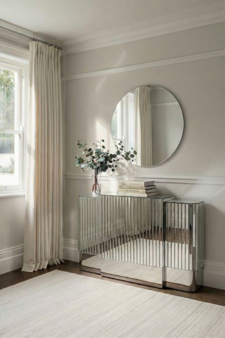 Anastasia - Cubierta de radiador ajustable en espejo-view2