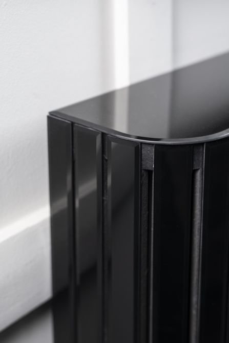 Anastasia Copritermosifone in Vetro nero - Ottone - Standard-view2