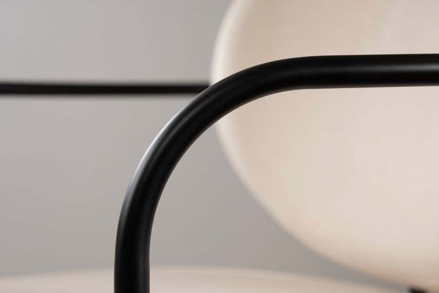 Angelica Sedia da pranzo – Gesso – Nera-view5