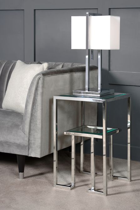 Aneta Tavolino da divano Argentato - Immagine #0