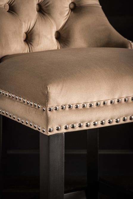 Antoinette Bar Stool Taupe-view4