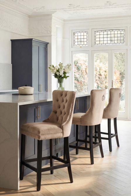 Antoinette Barhocker - Beine Schwarz - Taupe-view2