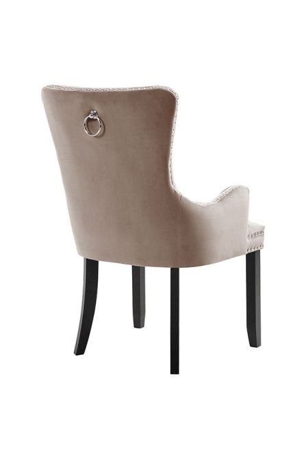 Antoinette Carver Chair - Taupe-view3