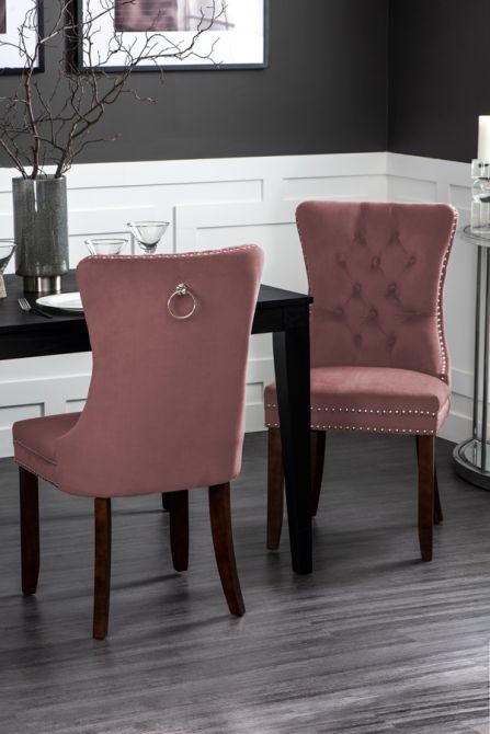 Antoinette Blush Pink Dining Chair - Image #0