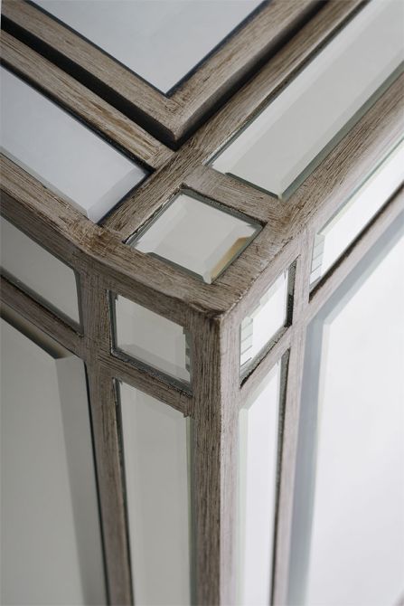 Antoinette Coiffeuse en miroir de verre trempé-view2