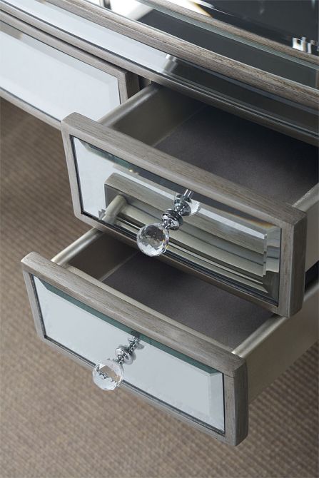 Antoinette Coiffeuse en miroir de verre trempé-view7