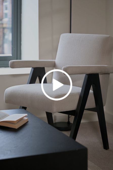 Archie Chaise de salle à manger  –  Limestone-view4