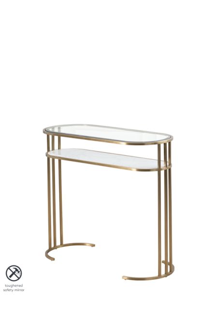 Aria Console Table Brass - Image #0