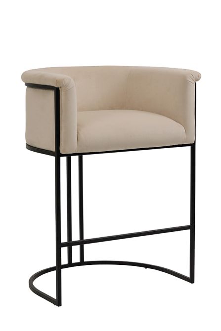 Aria Counter Kruk Taupe - Zwart Frame-view3