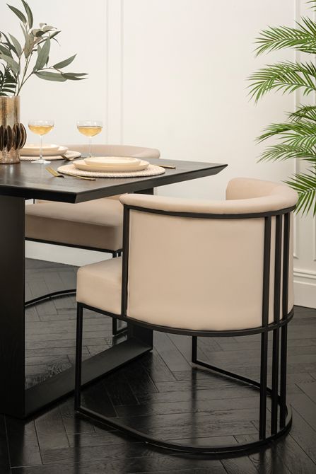 Aria Sedia da pranzo - Talpa - Nera-view2