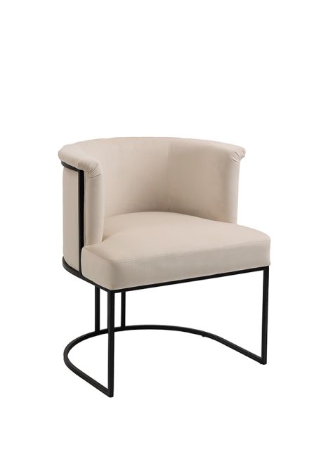 Aria Sedia da pranzo - Talpa - Nera-view3