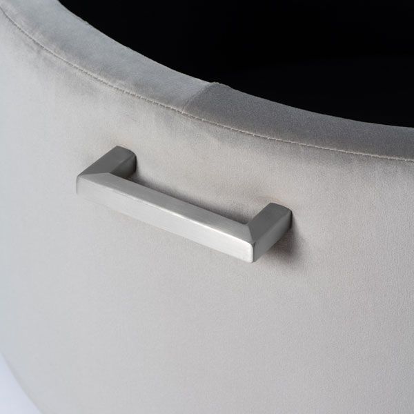 Aria Ottomana salvaspazio - Grigio tortora - Ottone e Argento  -view7