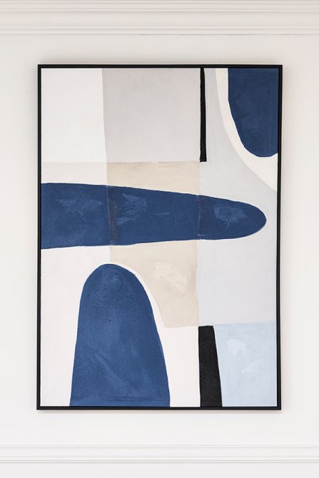 Blue Notes One - Hand-Painted Wall Art-view2