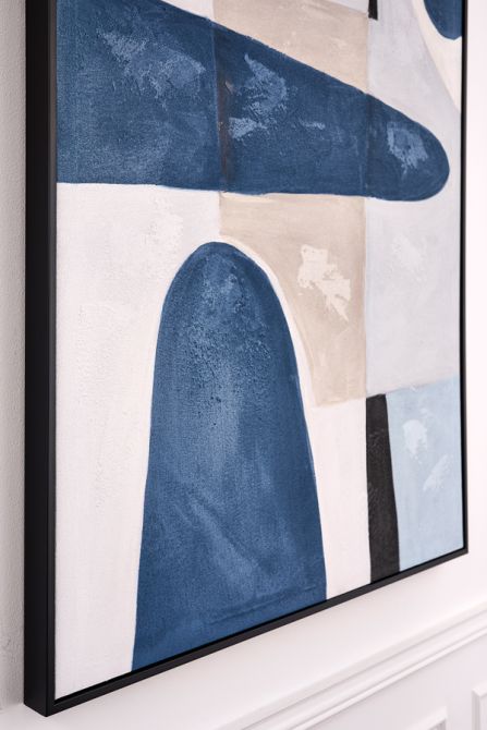 Blue Notes One - Hand-Painted Wall Art-view3