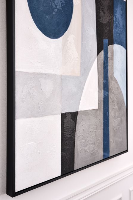 Blue Notes Two - Hand-Painted Wall Art-view4