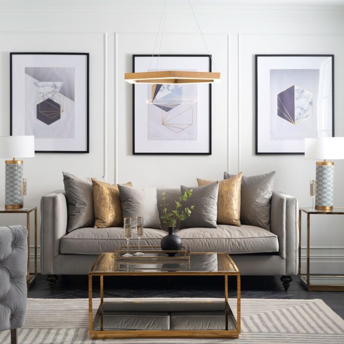 Ascot 3-Sitzer Sofa - Taubengrau-view2