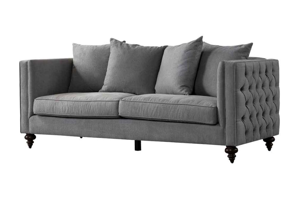 Ascot Three Seat Sofa – Flint Grey-view3