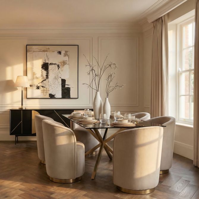 Aster Tavolo da pranzo - Ottone-view2