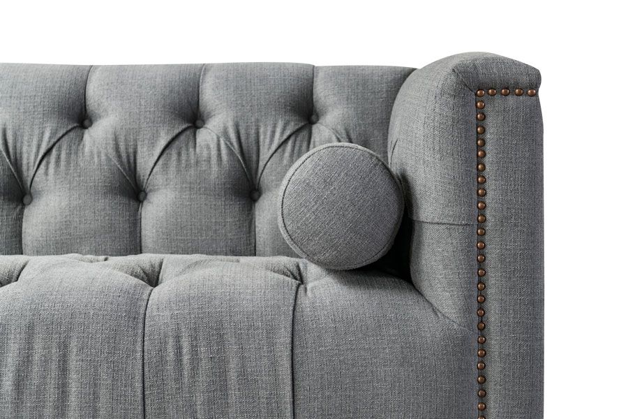 Bankes Three Seat Sofa - Charcoal - Image #0