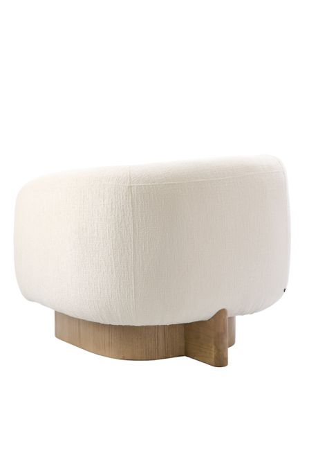 Barnaby Fauteuil  - Ivoire Chenille-view3