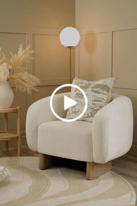 Barnaby Fauteuil  - Ivoire Chenille-view5