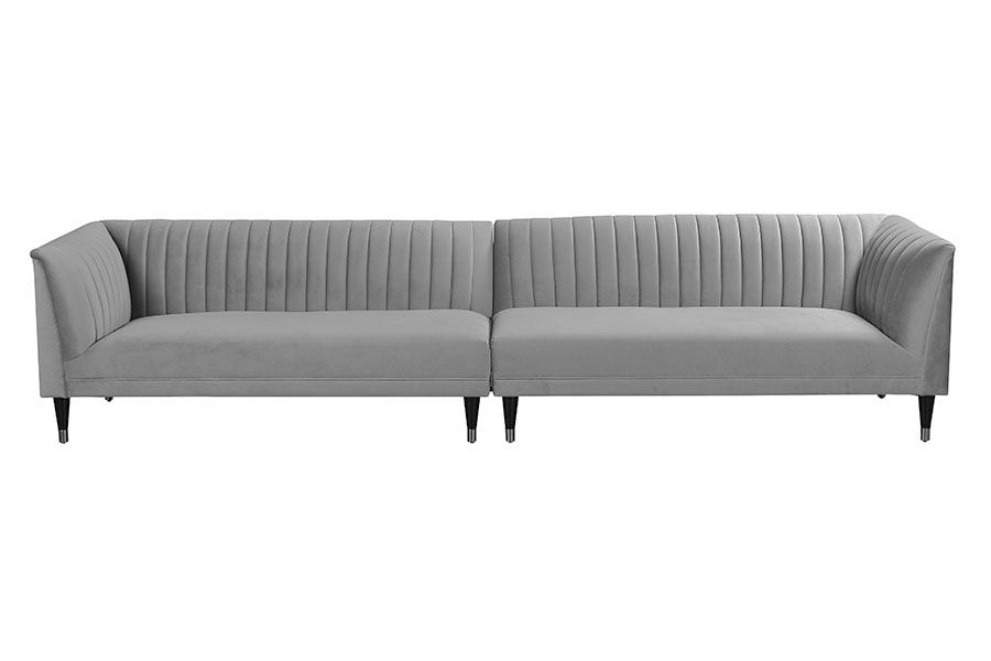 Baxter Six Seat Sofa – Dove Grey  - Image #0