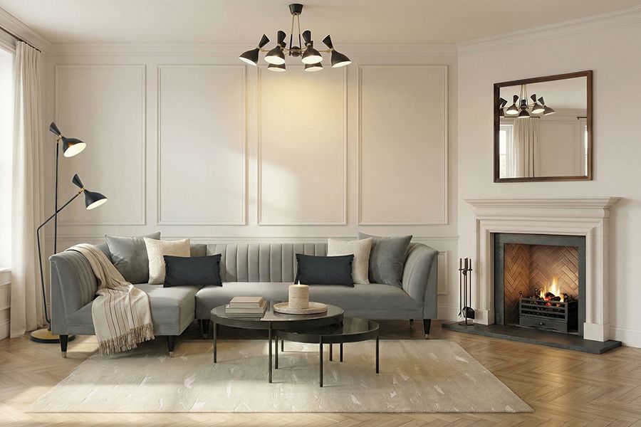 Baxter Hörnsoffa Vänster – Dove Grey-view2