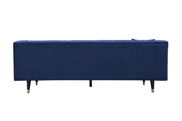Baxter 3-Sitzer Sofa - Marineblau-view4