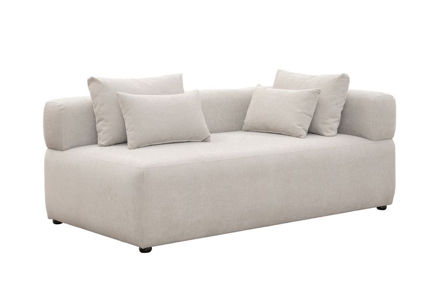 Beck Right Hand Chaise Longue – Parchment -view4