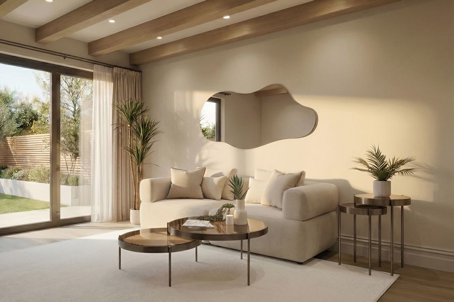 Beck 2-Zitsbank Perkament-view2