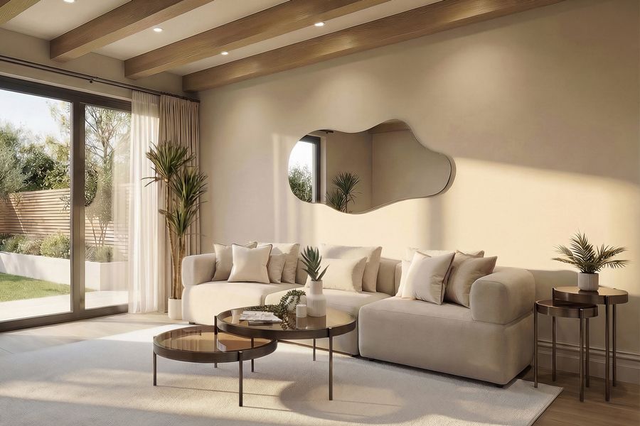 Beck Sofá de 3 plazas - Pergamino-view2