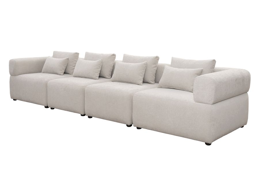 Beck Divano a quattro posti - Pergamena-view4