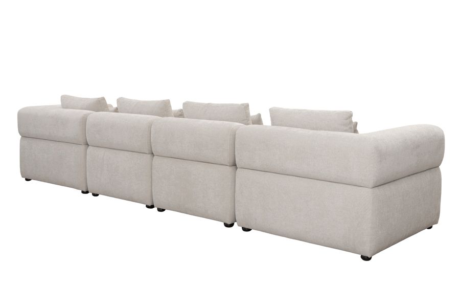 Beck Divano a quattro posti - Pergamena-view5