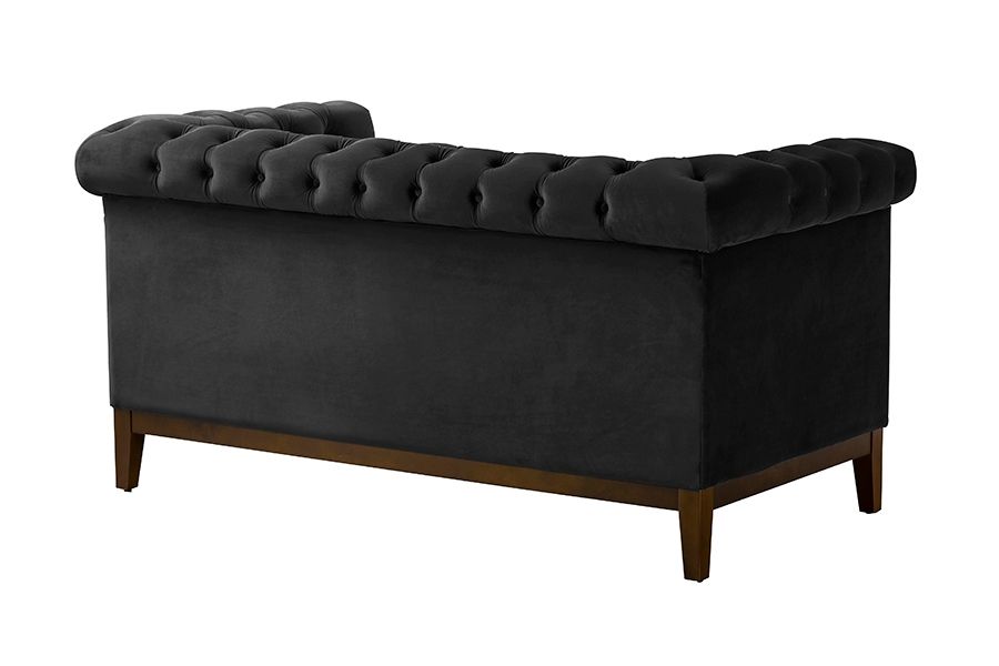 Bergmann 2-Zitsbank Zwart-view4