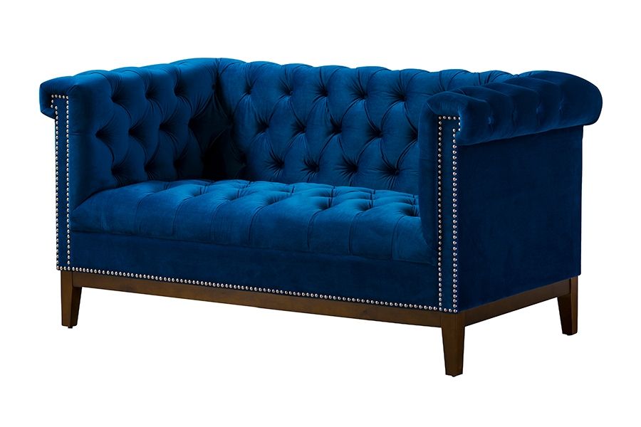 Bergmann 2-sitssoffa - Navy Blue-view3