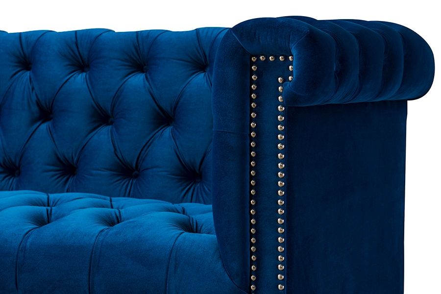 Bergmann 2-sitssoffa - Navy Blue-view7